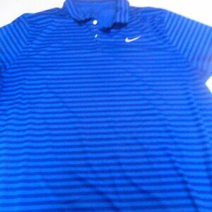 nke dri fit 2xl mens blue striped clean